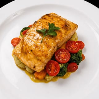 Caribbean Glazed Salmon